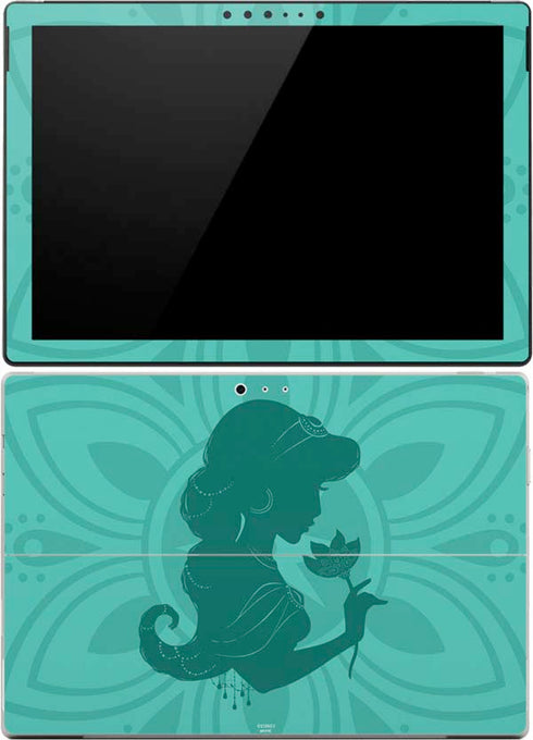 Disney Aladdin Princess Jasmine Silhouette Flower Surface Pro (2017) Skin